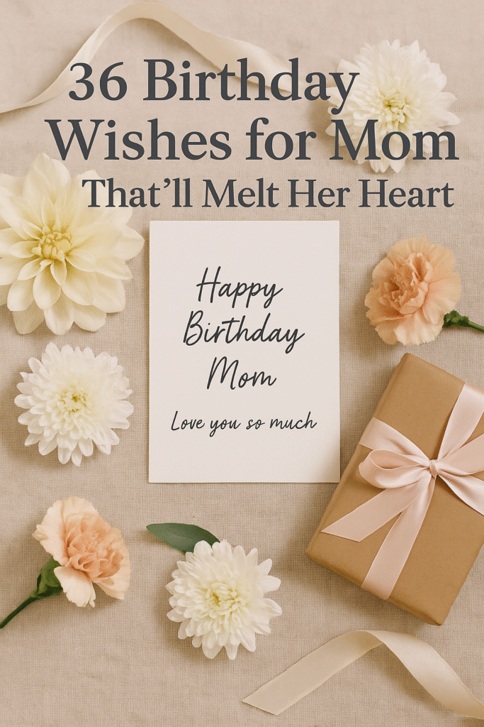 36 Birthday Wishes for Mom