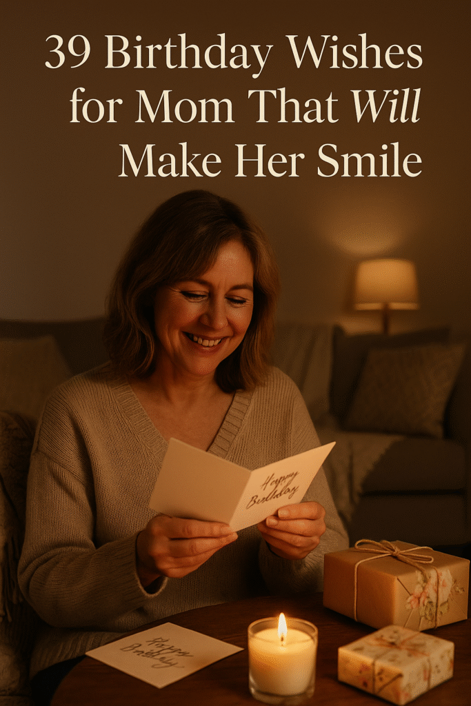 39 Birthday Wishes for Mom