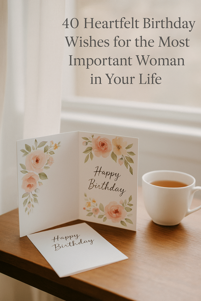 40 Birthday Wishes for Mom