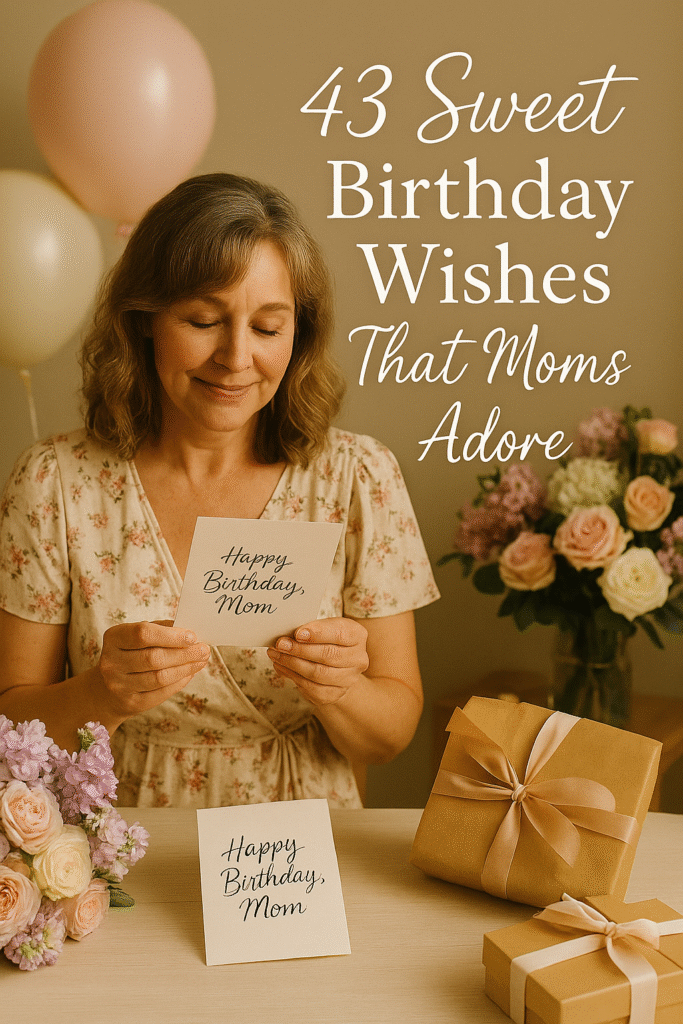 43 Birthday Wishes for Mom