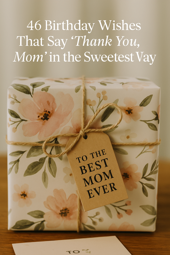 46 Birthday Wishes for Mom