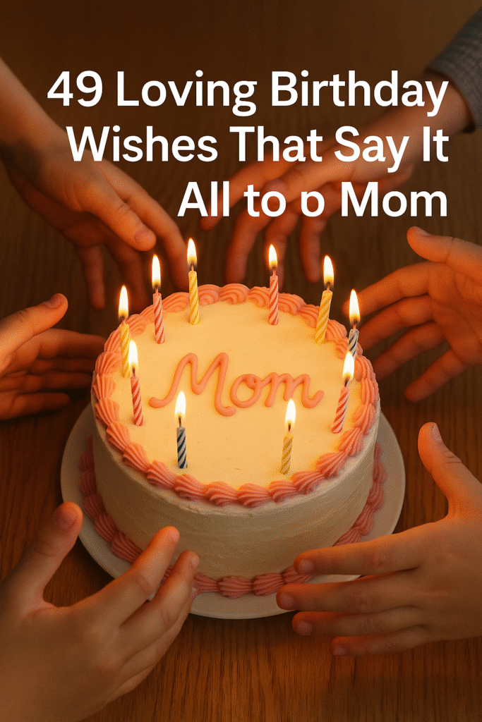 49 Birthday Wishes for Mom