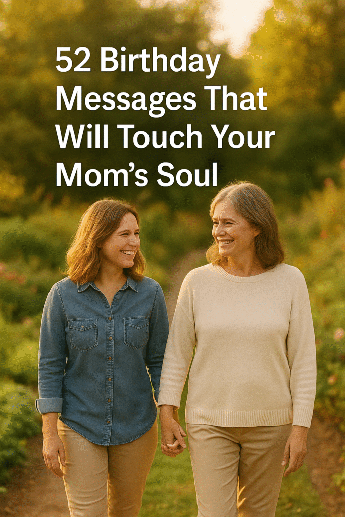 52 Birthday Wishes for Mom