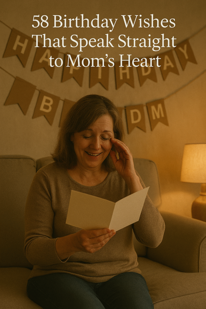 58 Birthday Wishes for Mom