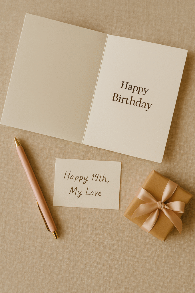 Happy 19th Birthday Wishes to Girlfriend