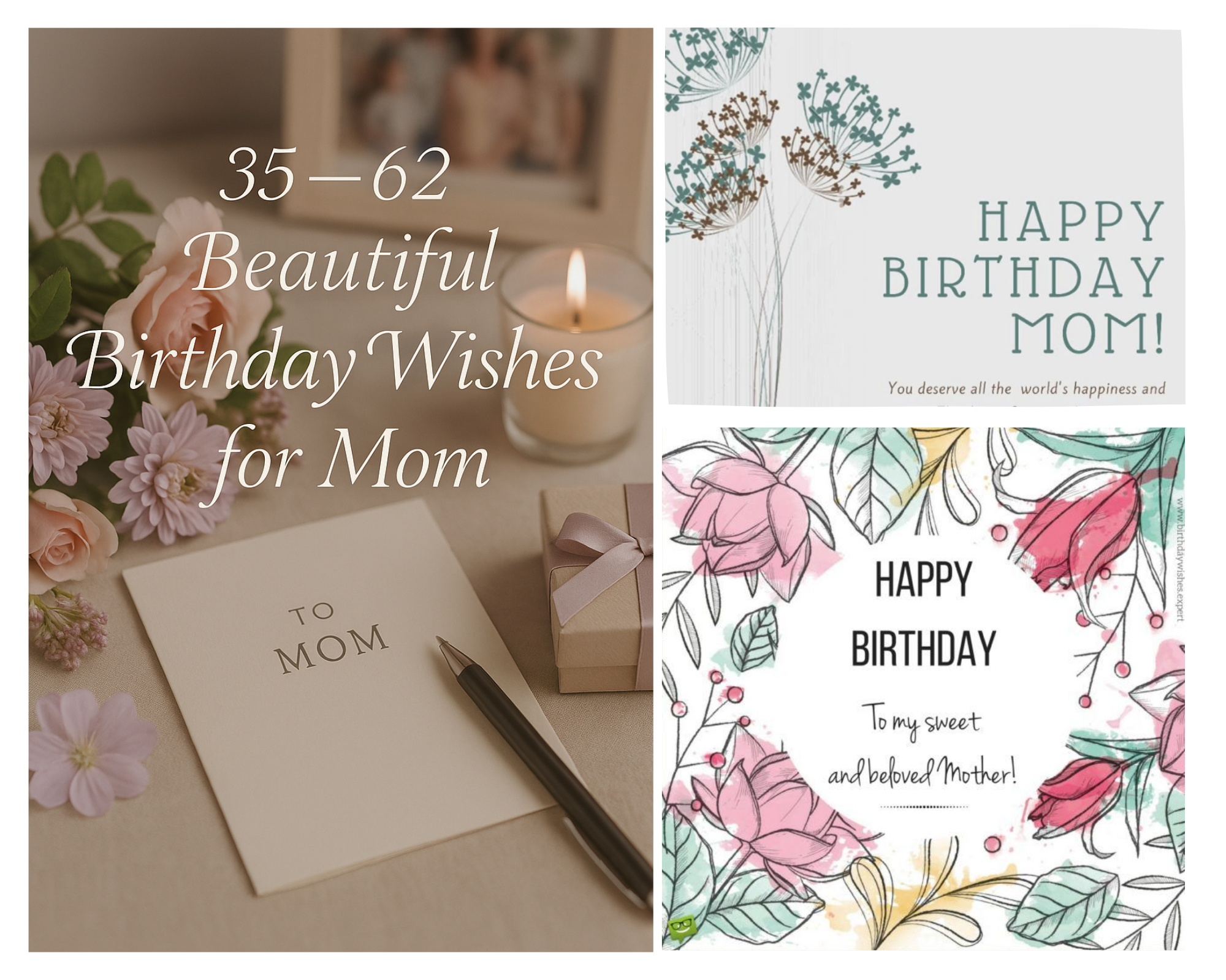 Happy Birthday Wishes for Mom