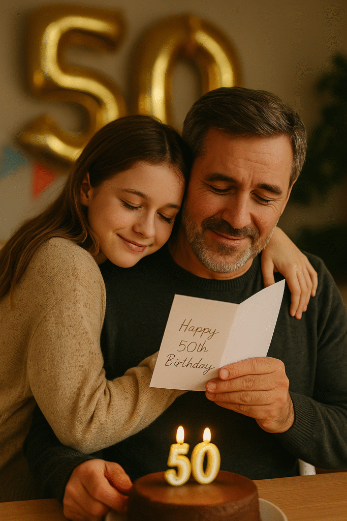 Heartfelt 50th Birthday Wishes for Dad