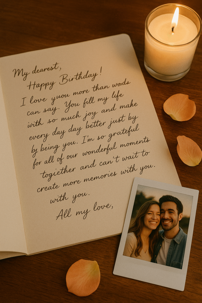 Long, Heartfelt Birthday Paragraphs
