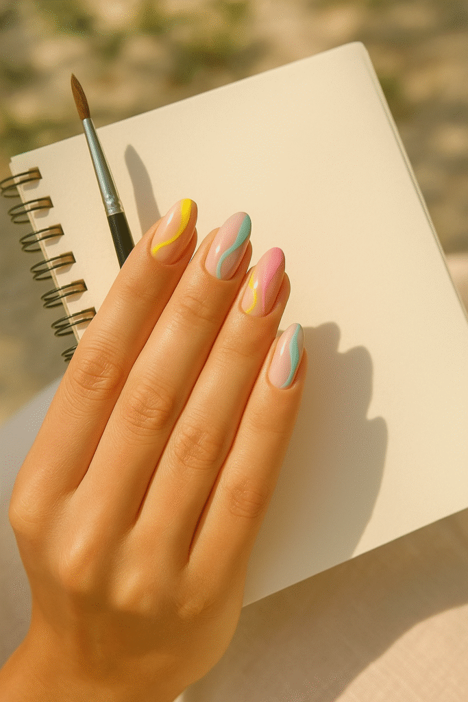 Abstract Artsy Nails