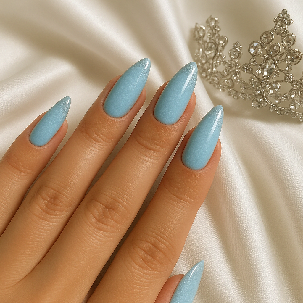 Cinderella Blue Nails – Magical & Dreamy 2025 Trend