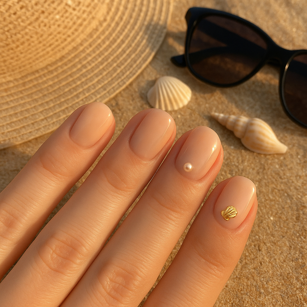Coastal Shell Nails