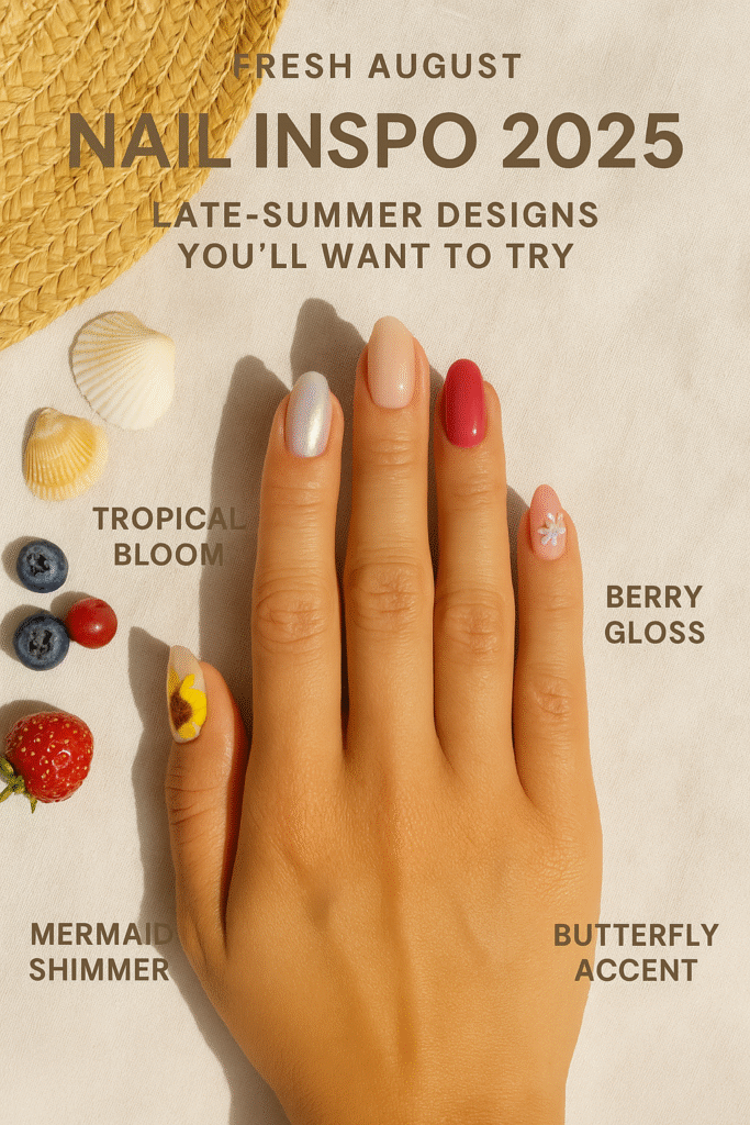 Fresh August Nail Inspo 2025 Late-Summer Designs You’ll Want to Try