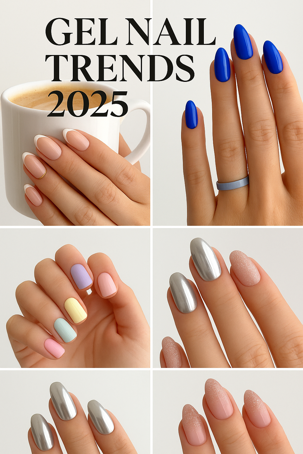Gel Nail Trends 2025 – Must-Try Colors, Designs & Shapes