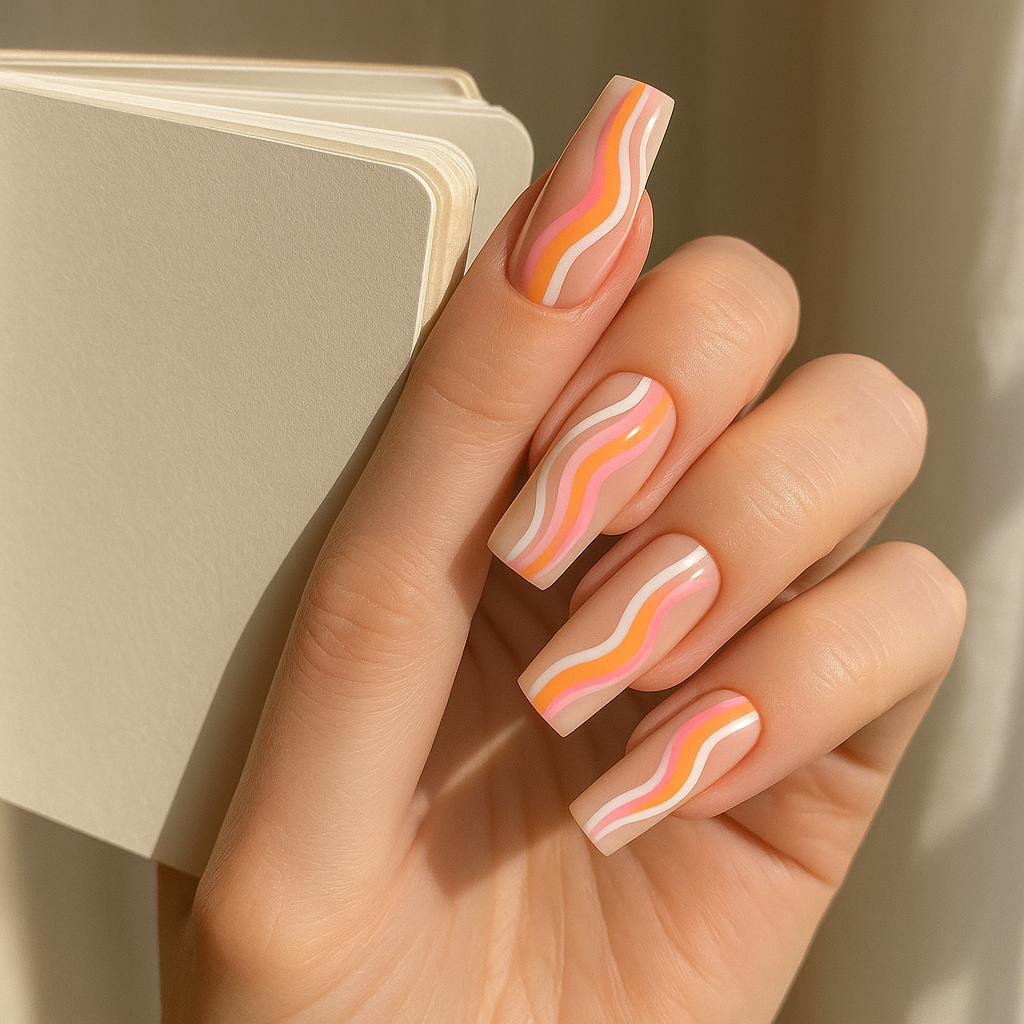 Glitter & Sparkle Tapered Square Nails