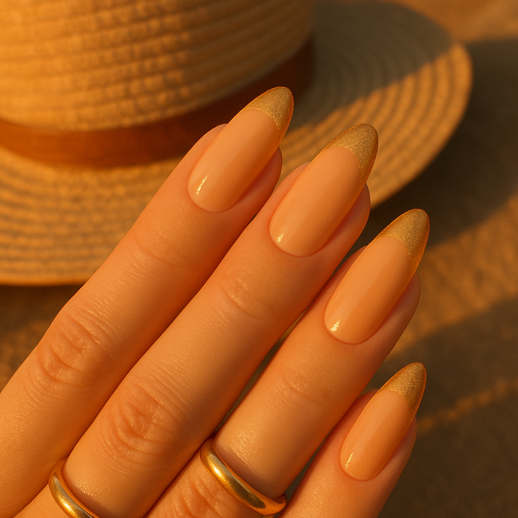 Golden Hour Nails