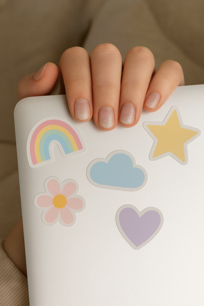 Micro-Glitter Accents