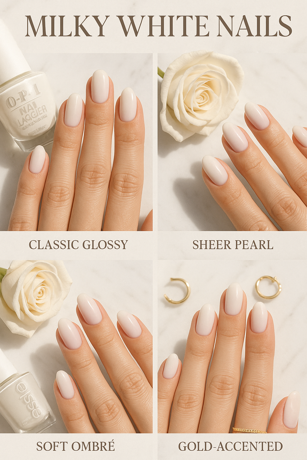Milky White Nails 2025 – The Clean & Chic Manicure Trend You’ll Love