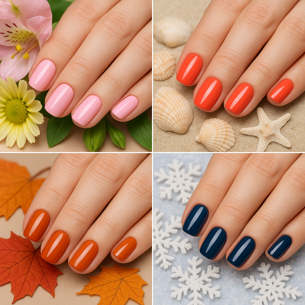Seasonal Gel Nail Color Picks
