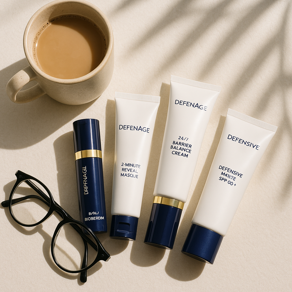 Morning Glow: DefenAge AM Skincare Routine