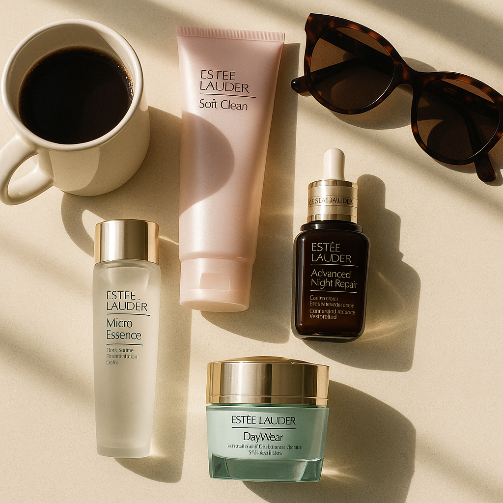 Morning Glow: Estée Lauder AM Skincare Routine