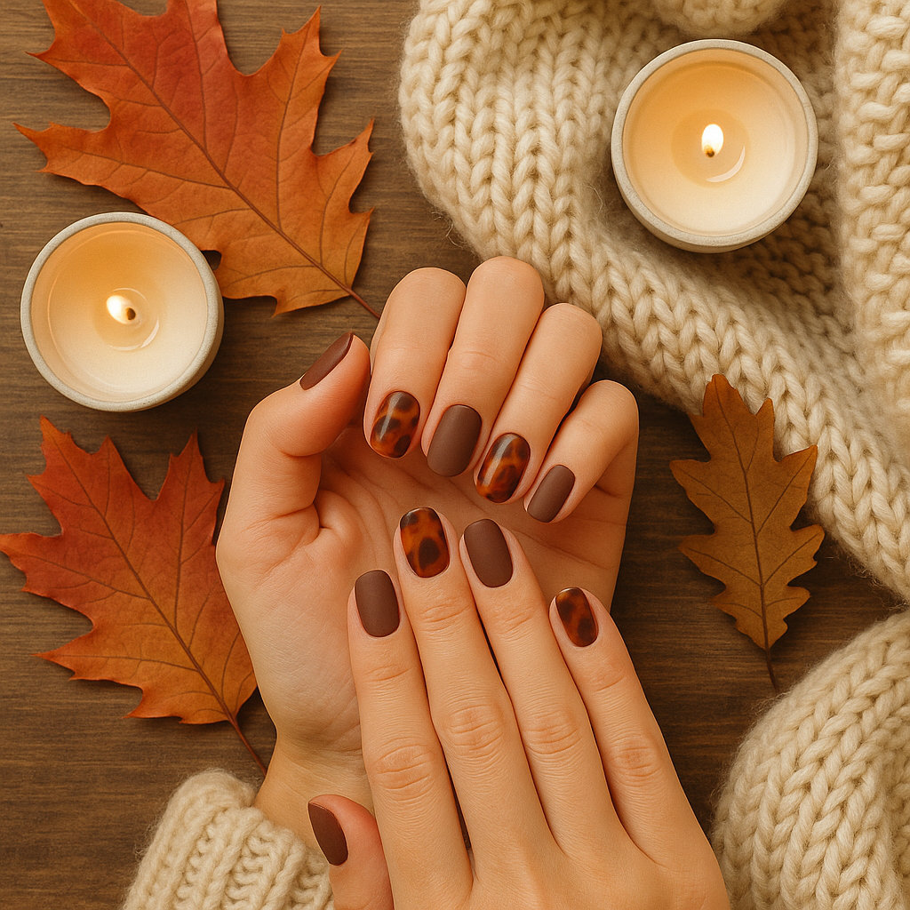 Toasted Manis: Earthy & Neutral Fall Vibes