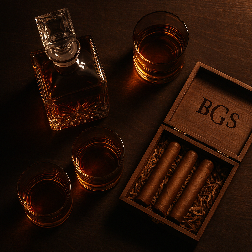 Classy Indulgence — Whiskey, Cigars & Barware
