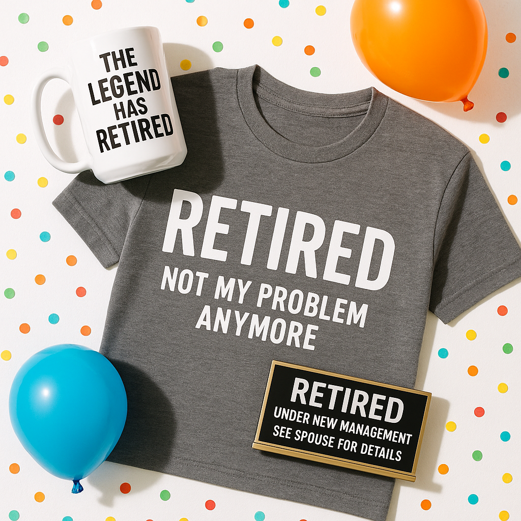 Funny & Lighthearted Gifts — Humor Never Retires