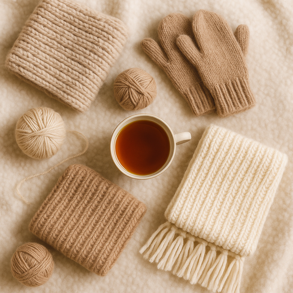 Handcrafted Scarves or Knitted Goodies