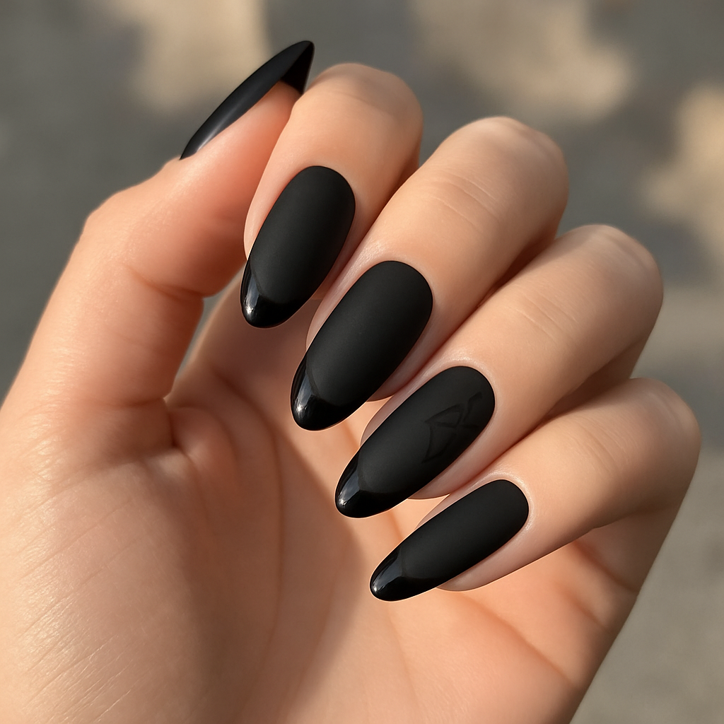 Matte Noir Elegance — Simple Yet Striking